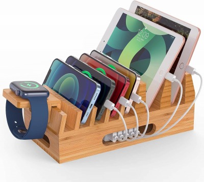 竹製充電スタンド1